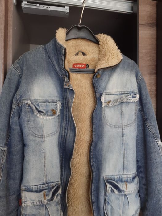 Зимно яке Деним,вталено