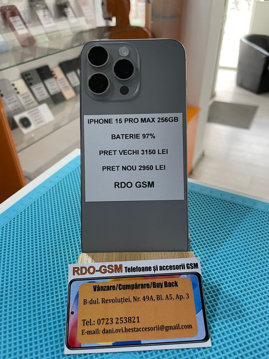 Iphone 15 Pro Max 256Gb Neverlock/Garantie