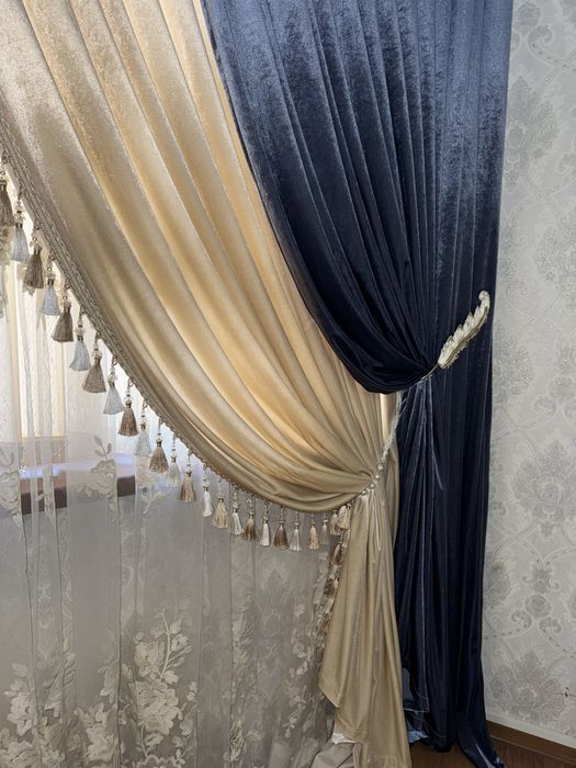 Перде штор сарыағаш