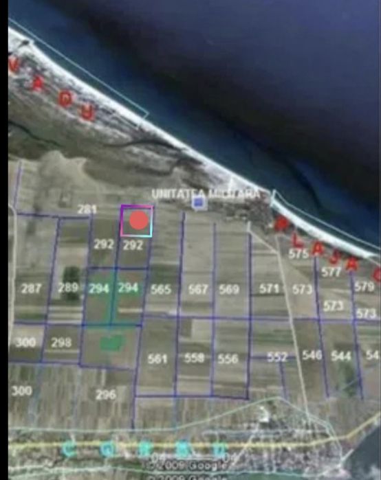 Teren de vanzare - Corbu - prima linie la mare - plata in rate