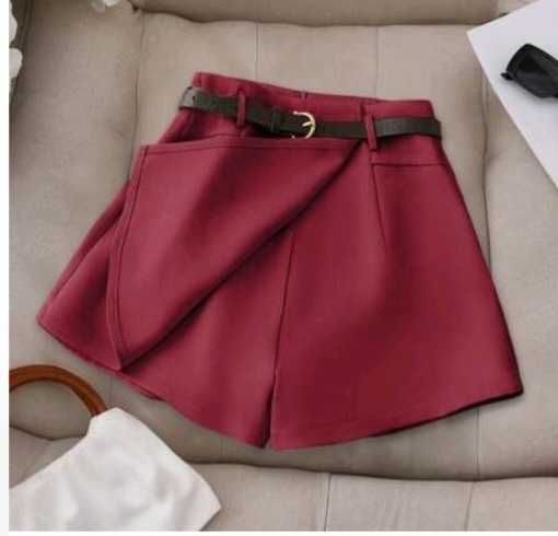 Полапанталон цвят бордо