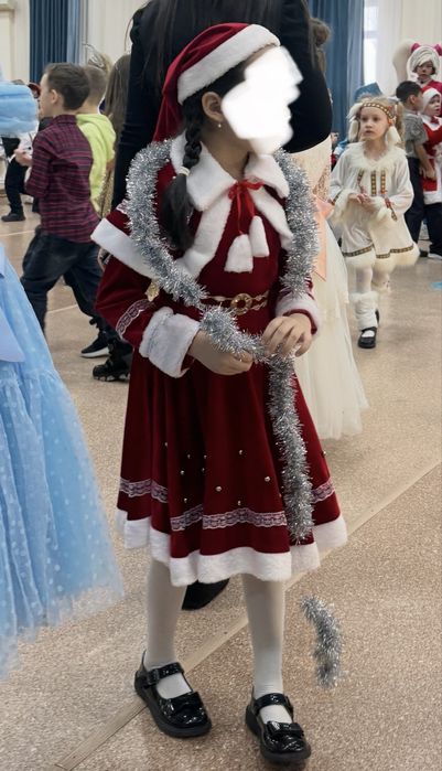 Прокат новогоднее платье на 5-7 лет