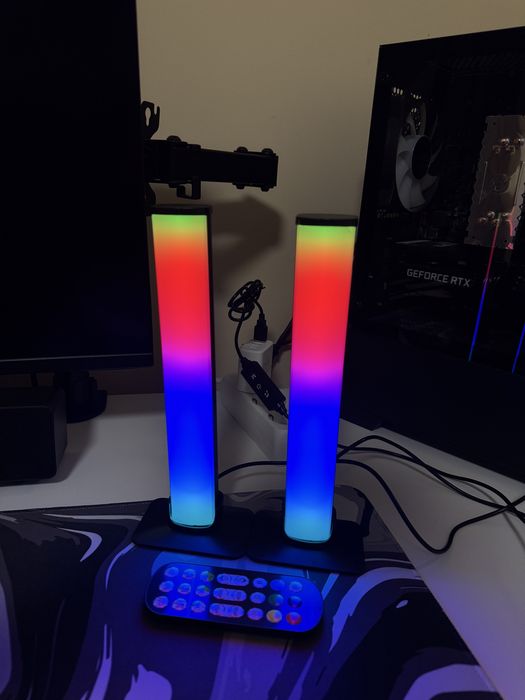 Lumini RGB cu telecomanda