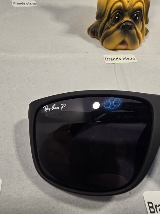 Ochelari de soare polarizati Ray-Ban RB801, Black, Made in Italy