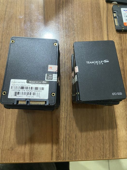 SSD TeamGroup 128GB SATA III - 18 шт, здоровье 100%