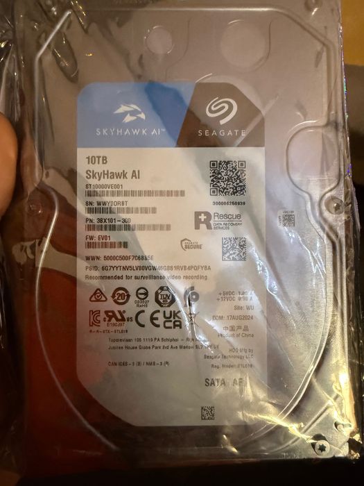 Твърд диск 10 ТВ Seagate SkyHawk