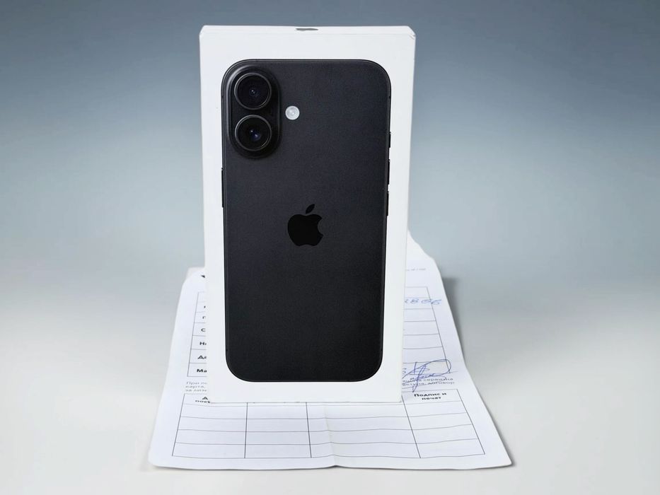 НАЛИЧЕН! Apple iPhone 16 128GB Black 2г. Гаранция!