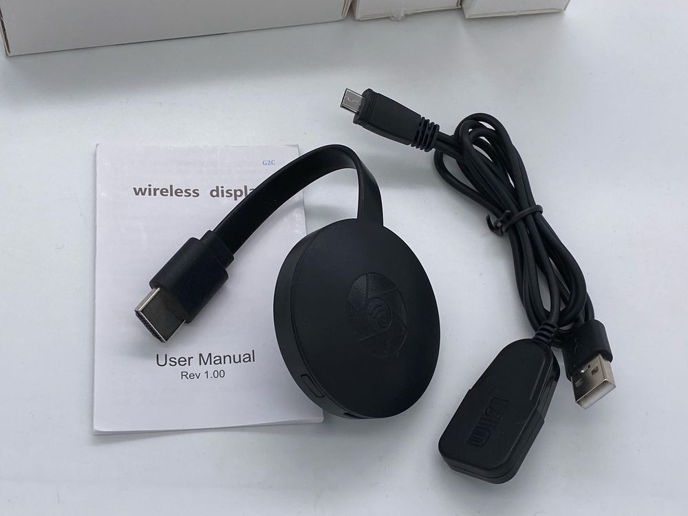 Медия плеър Chromecast/Хромкаст/Airplay/Miracast/TV stick за телевизор ...