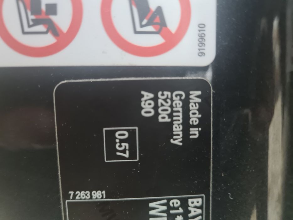 Fata bmw f10 seria 5 facelift A90 capota bara aripa