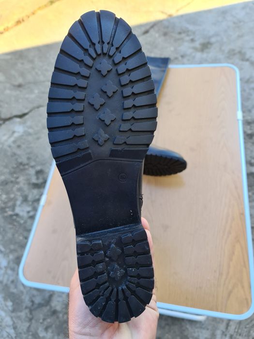 Cizme damă măsură 40, piele neagră Naturală
