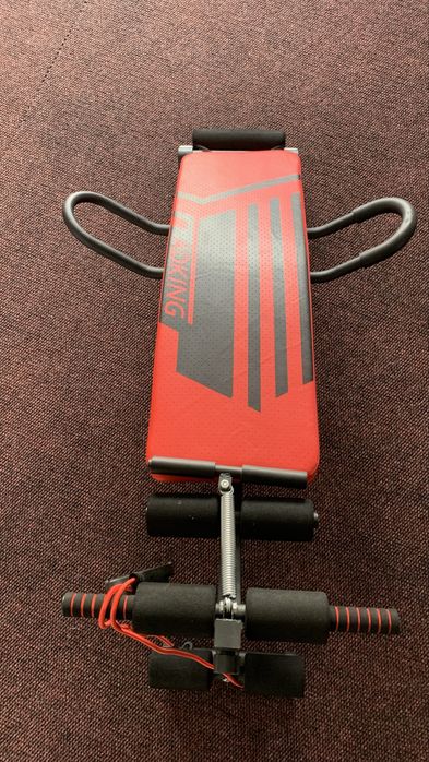 Banca abdomene si exercitii, Rosu/Negru