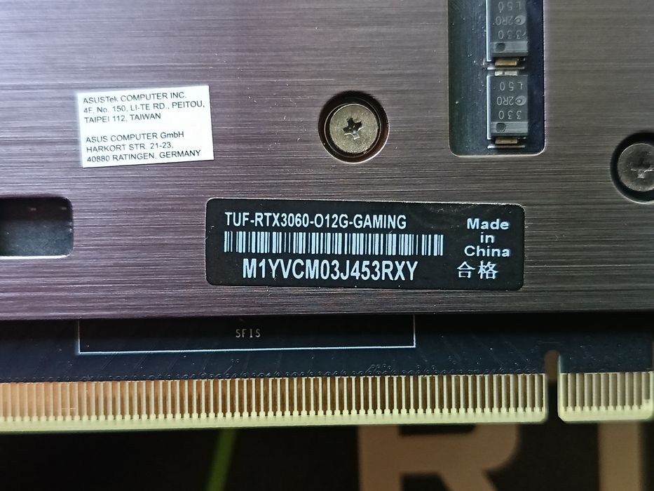 RTX 3060 12GB OC Asus