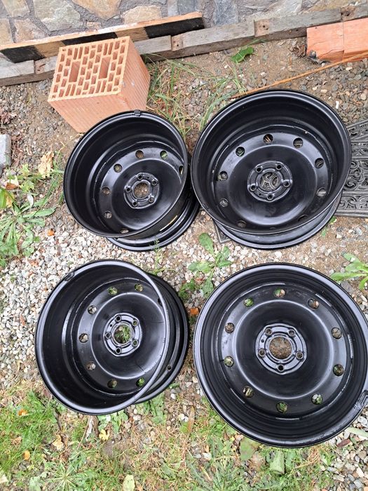 Jante ( roti) tabla/ otel renault  R 16 + anvelope 205/60/r16