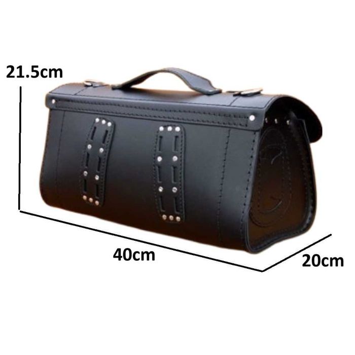 Geanta/Topcase piele portbagaj moto Yamaha/Honda/Kawasaki/Suzuki/etc