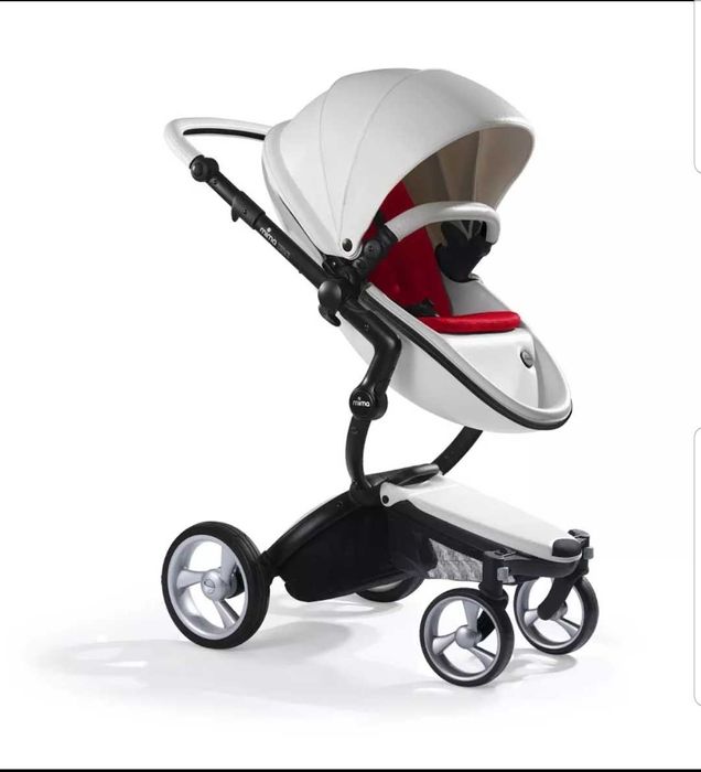 Cărucior 2 in 1 culoare alba