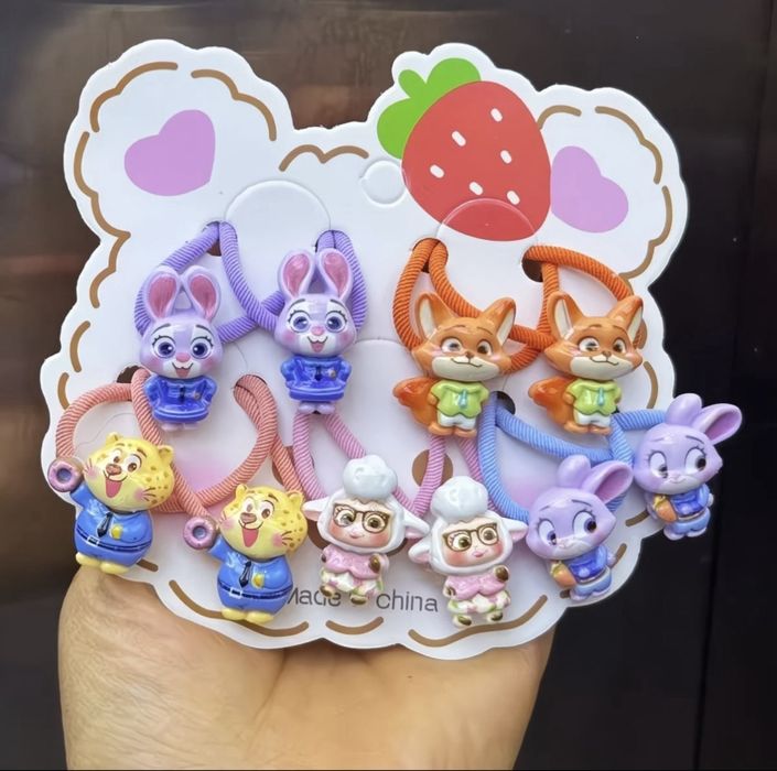 Заколки резинки Зверополис