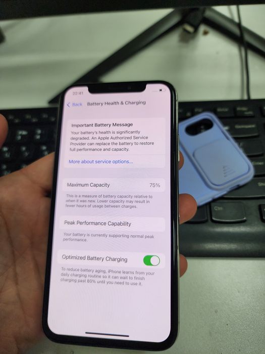 Iphone X LL/A 256GB AKK 75% Ideal Zavod Srochna