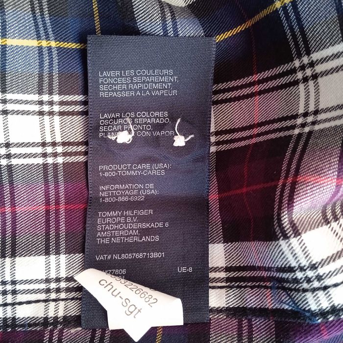ГОЛЯМ TOMMY HILFIGER 3-4XL НОВА БЕЗ ЕТИКЕТ оригинална риза plaid shirt