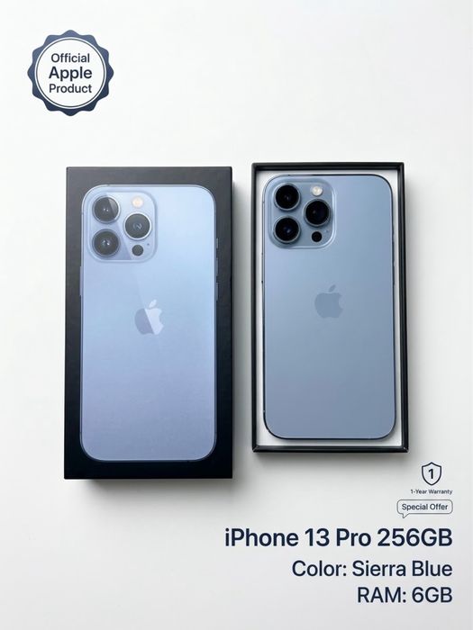 Прдам iPhone 13Pro 256GB Голубой (Оригинал)