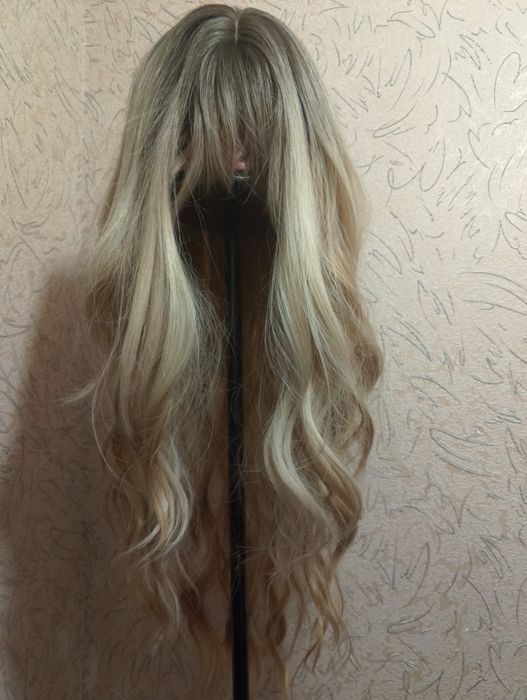 Парик блондинка, волны, длинный. Новый