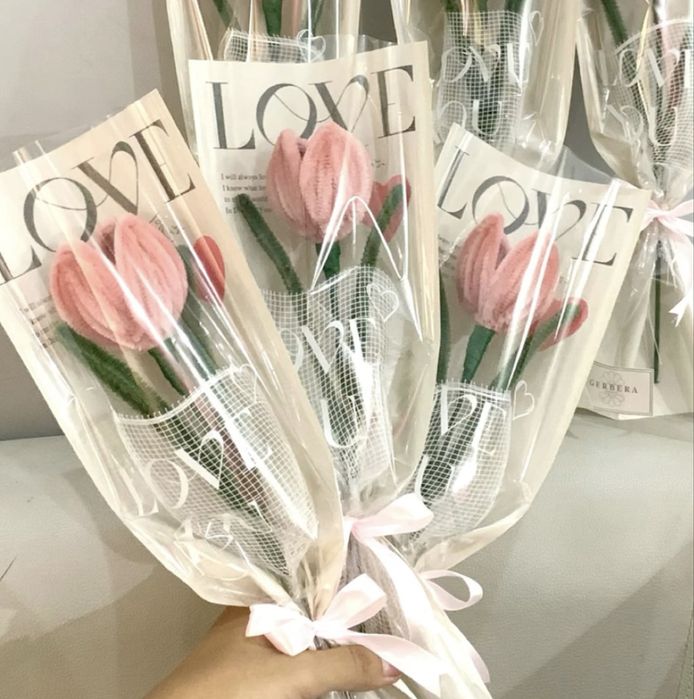 Продаю искусственные пушистые цветы ручной работы