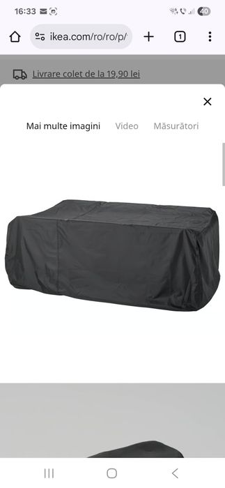 Husa mobilier exterior IKEA Tostero