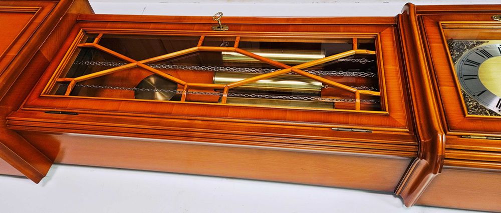 Ceas de podea cu pendula si 3 greutati Kieninger