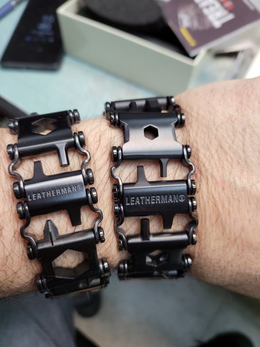 Гривна Leatherman "29 в 1"  3 см - 2.5 см  и накрайници за часовник