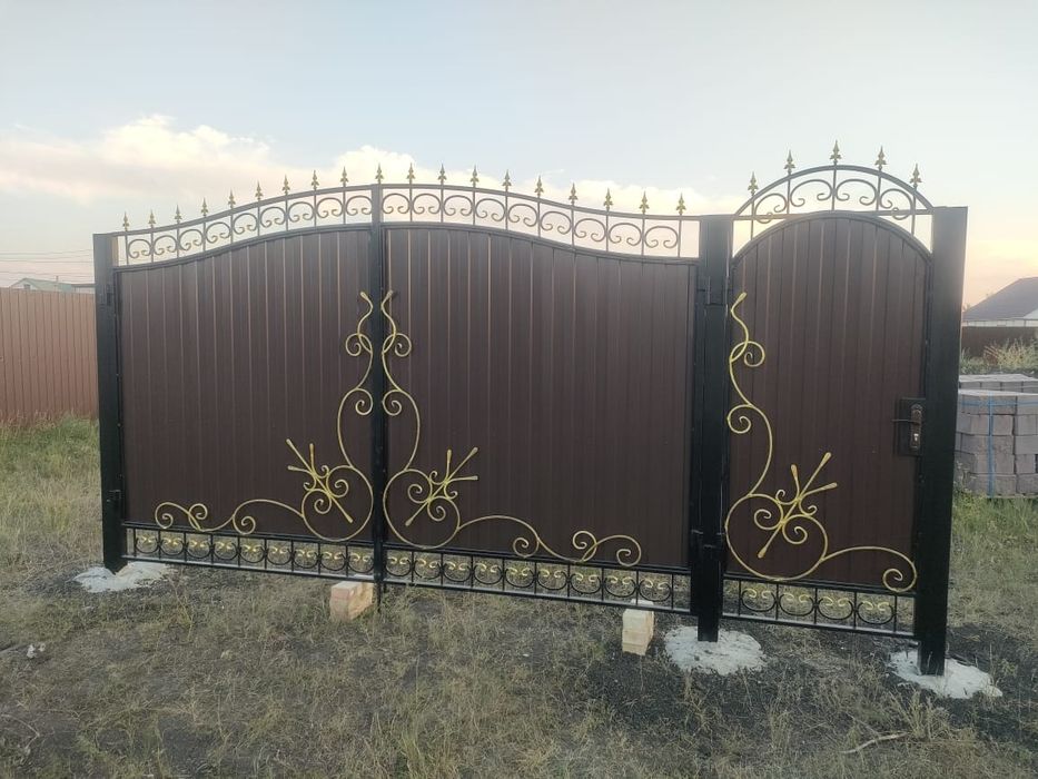 Ворота!!! Калитки!!! Заборы!!!Откатные ворота!!!Навесы!!!Модульный дом