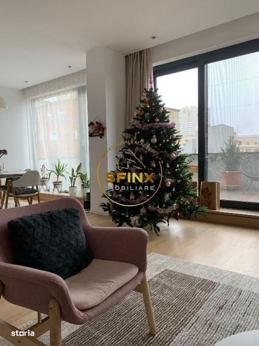 Downtown Universitate, 3 room duplex penthouse, 54 sqm terrace