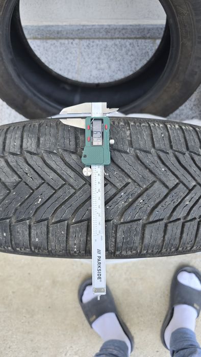 Set 4 cauciucuri iarna Michelin alpin 6,205 60 16,stare foarte bună