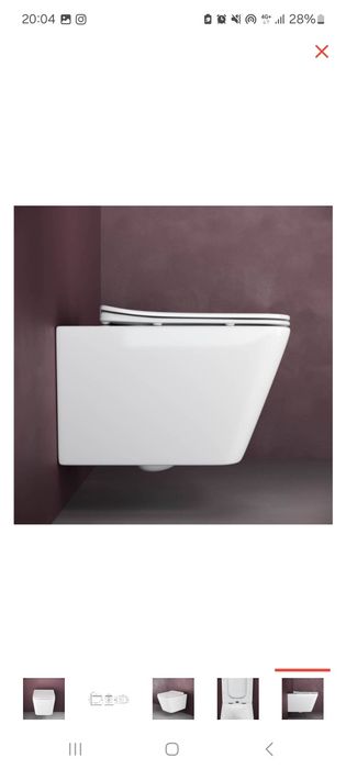 Унитаз подвесной