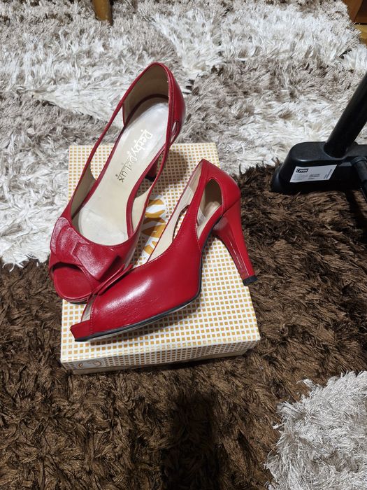 Sandale platforma,piele naturala,36