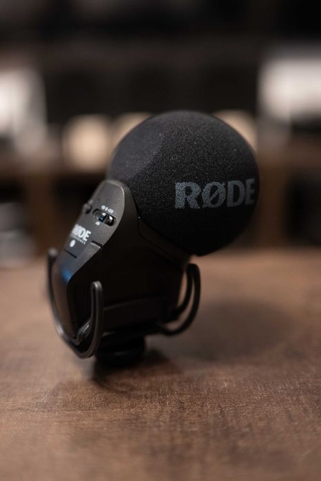 Microfon profesional DSLR Mirrorless Rode VideoMic Pro Rycote Black