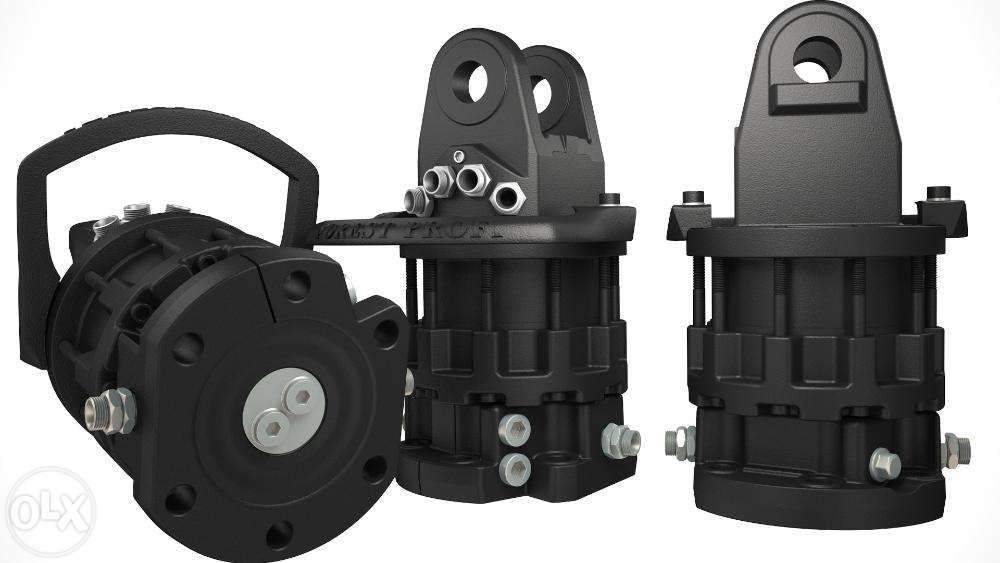 Rotator hidraulic 8 tone (CR-800FW) cu flansa pentru graifer