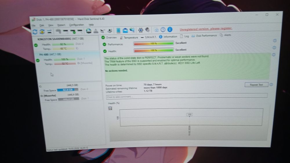 Ссд диск 500ГБ в хорошем состоянии