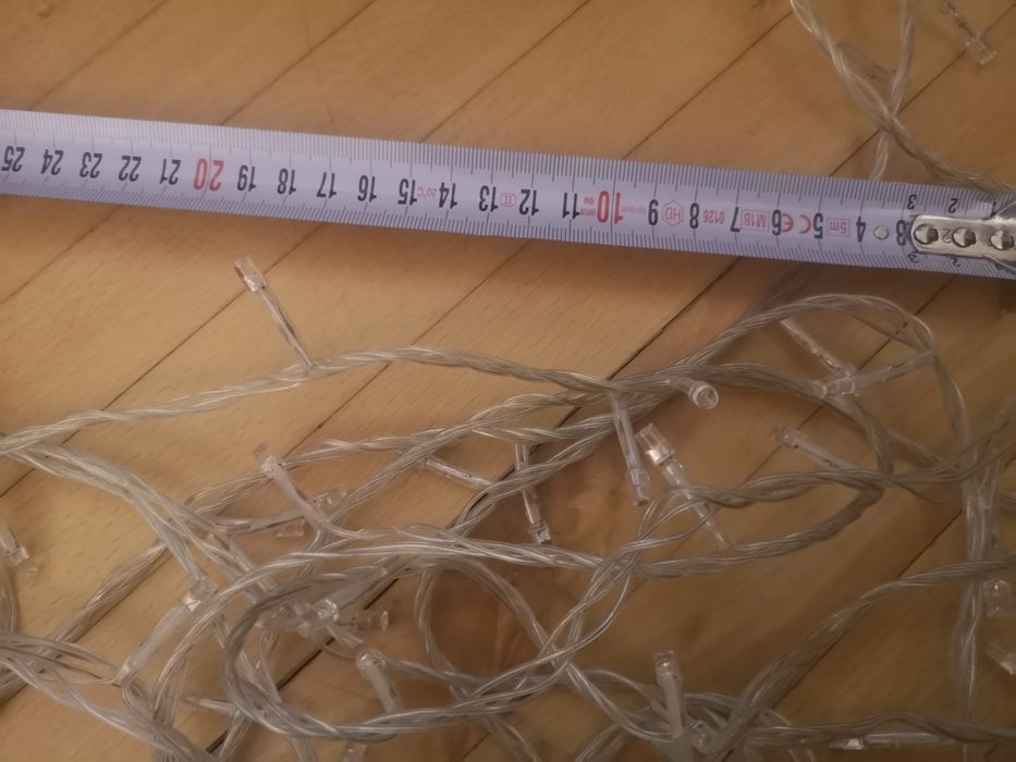 LED коледно осветление цветно и Коледни Венци