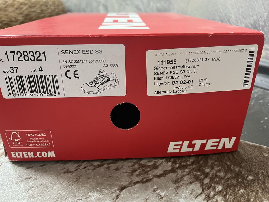 Работни обувки ELTEN, Немско качество, НОВИ, Размер 37