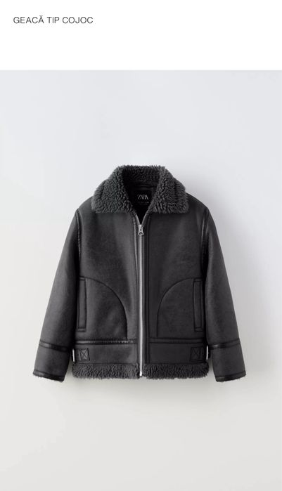 Geaca tip cojoc zara