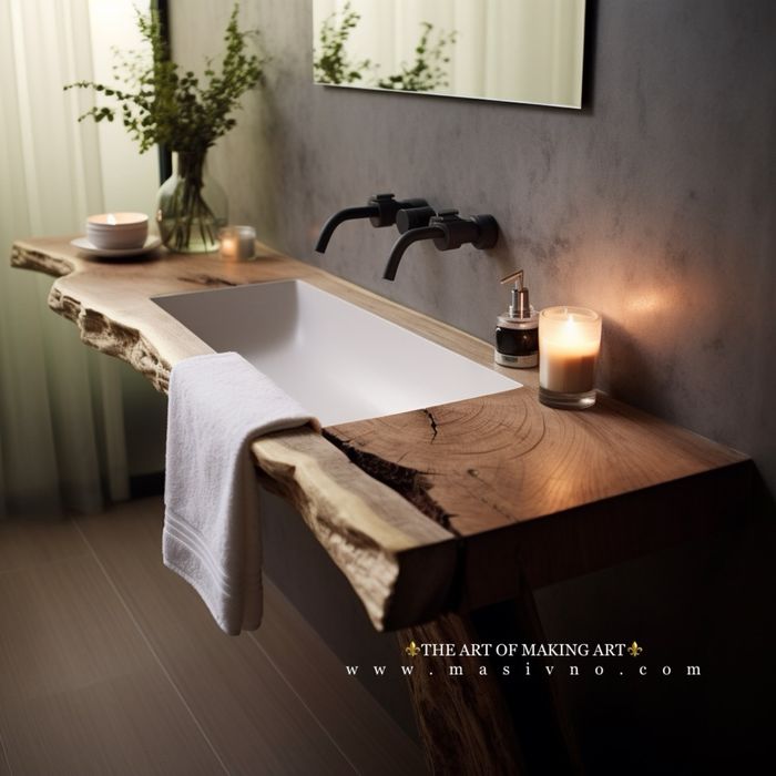 Плот за баня от дърво. Дървен плот за баня