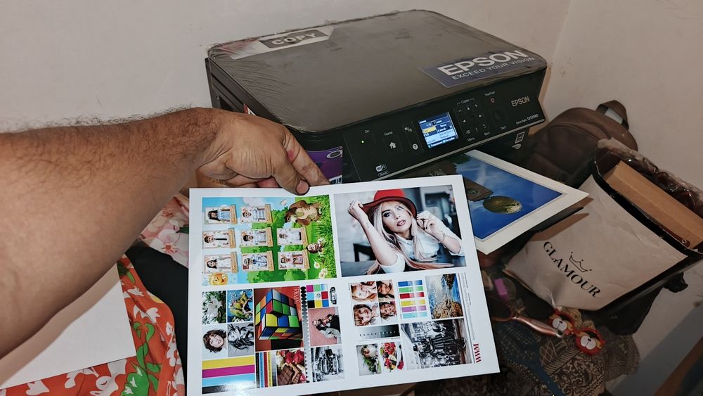 Epson 535 yangi 6 ta rangli KOPIYA_SKANNERLI dyuzi 100% Idialni WiFili