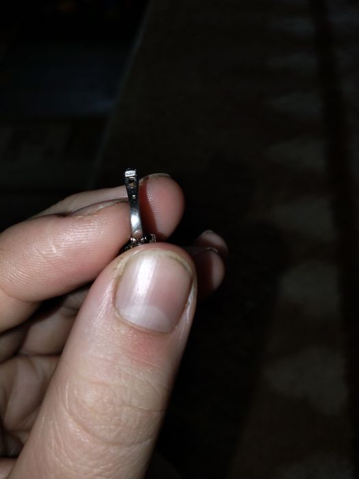 Сережки серебряные