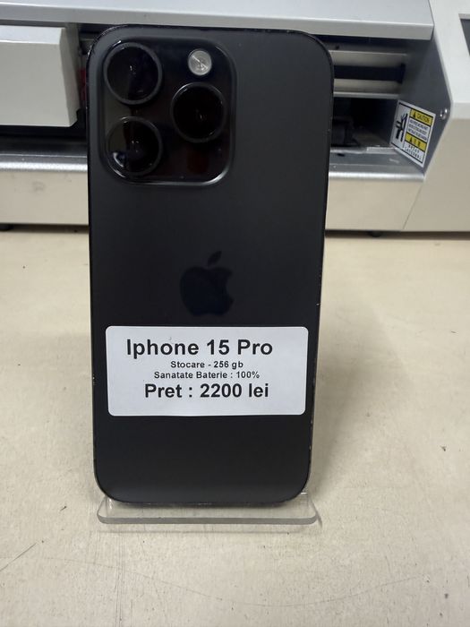 Iphone 15 Pro / 256 gb / 100% baterie / garantie