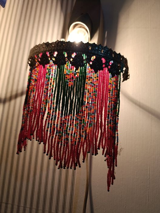 Светильник из бисера СССР винтаж редкость