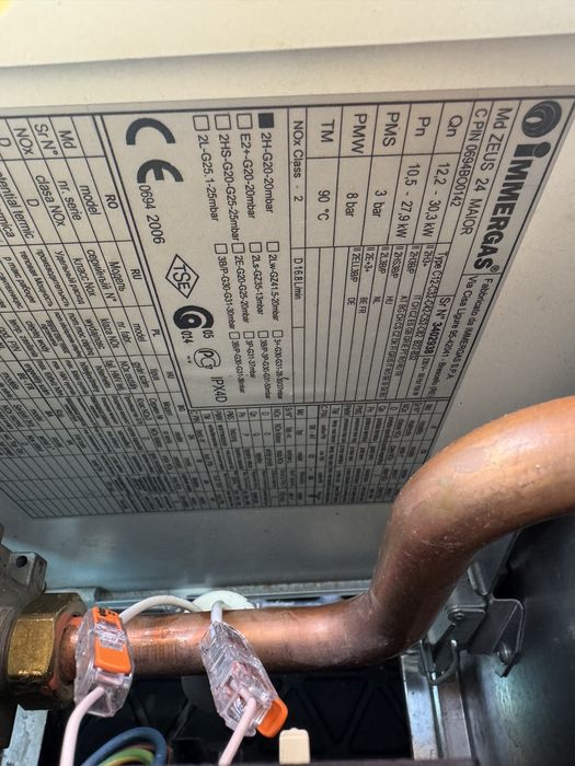 Centrala Immergas Zeus Maior cu boiler pentru piese