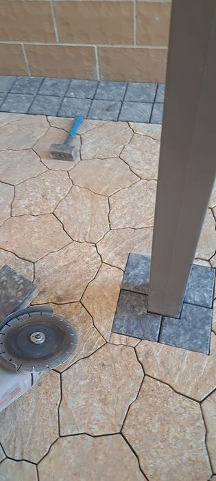 Укладка брусчатки