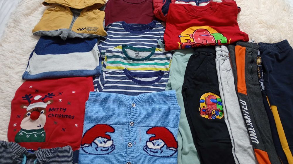 16 бр за 20 лв дрешки за момче 4-6 г