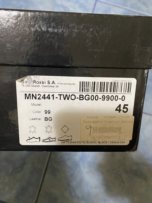 Sandale gino rossi marime 45, noi de barbati