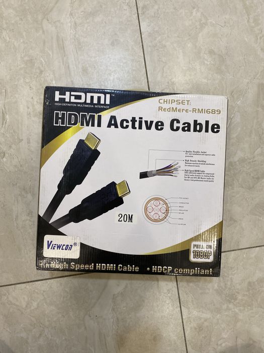 HDMI Active Cable Кабель новая 20 м