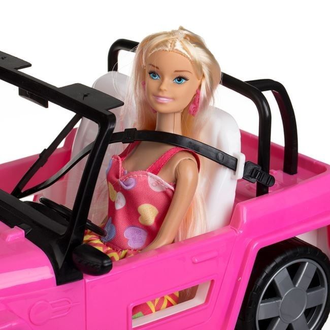 Кукла с джип кабрио